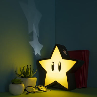 Lampara proyectable estrella super mario bros